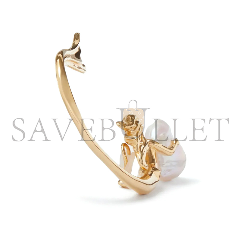 Va1e*ntin0 GARAVANI MERMAID CLIP-ON EARRING WJ0V98UXM0O3
